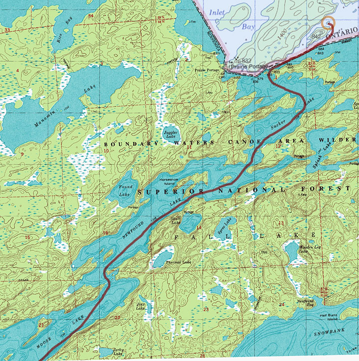 Route Map Day 19